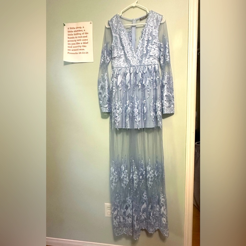 Light blue dress good for wedding